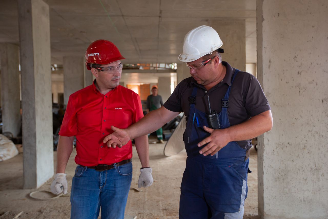 Proyecto de construcción en ejecución